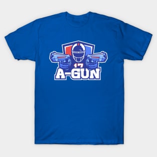 Josh Allen Buffalo Bills A-Gun Offense T-Shirt